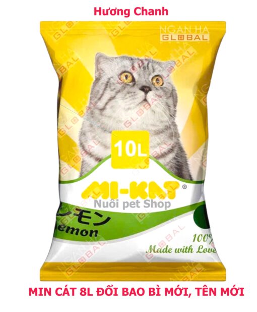 Cát vệ sinh cho mèo Mi-KAT 10L (Min Cat 8L) - Hình ảnh 4