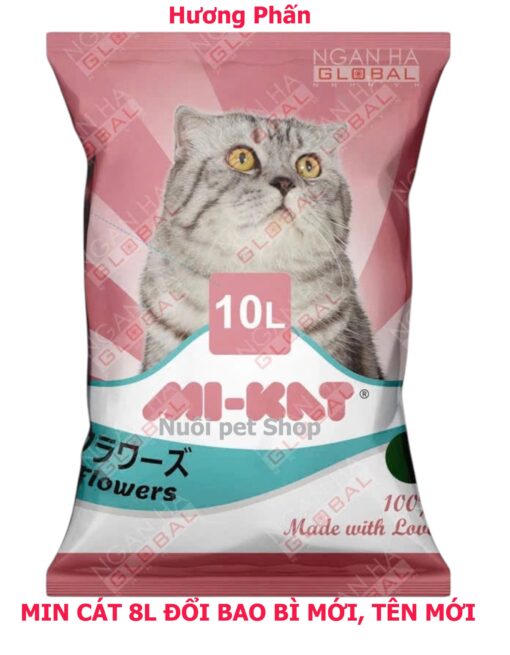 Cát vệ sinh cho mèo Mi-KAT 10L (Min Cat 8L) - Hình ảnh 3