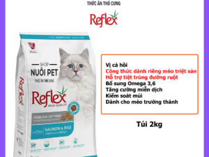 Thức ăn hạt Reflex cho mèo triệt sản