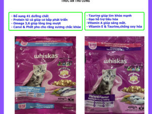 Hạt Whiskas 450g cho mèo con