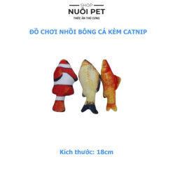 Đồ Chơi Cá Nhồi Bông tặng kèm gói Catnip