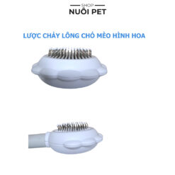 Lược chảy lông chó mèo có nút bấm