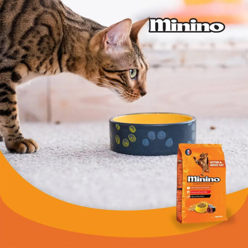 Hạt Cho Mèo Mọi Lứa Tuổi Minino Tuna Vị Cá Ngừ 1.3kg - Hình ảnh 3