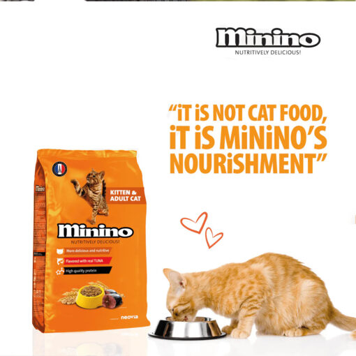 Hạt Cho Mèo Mọi Lứa Tuổi Minino Tuna Vị Cá Ngừ 1.3kg - Hình ảnh 2