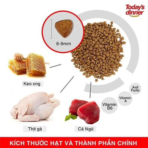 Hạt Today's Dinner cho mèo mọi lứa tuổi - Hình ảnh 2