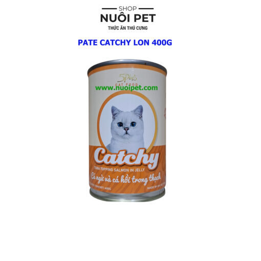 Pate Mèo Catchy Nhiều Vị Lon 400g