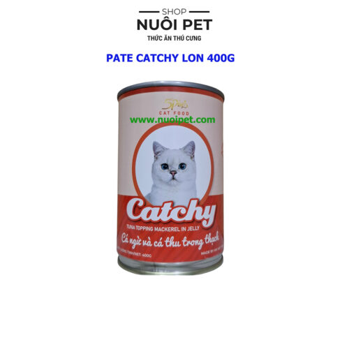 Pate Mèo Catchy Nhiều Vị Lon 400g