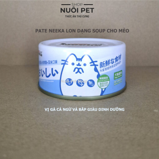 Pate Neeka nội địa Trung Dạng Soup lon 85g cho mèo mọi tuổi - Hình ảnh 3