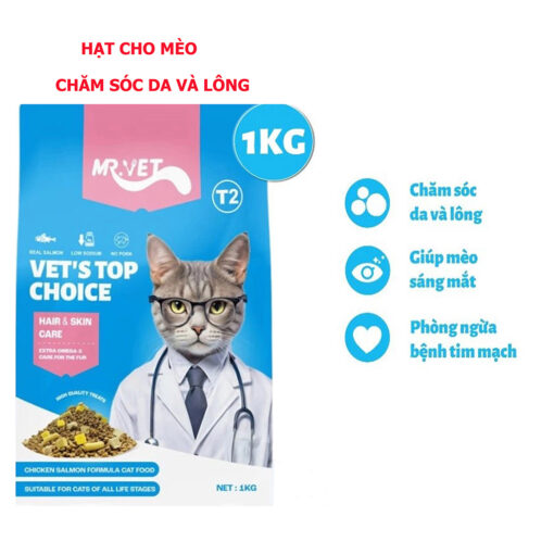 Thức ăn hạt cho mèo MR.VET T2