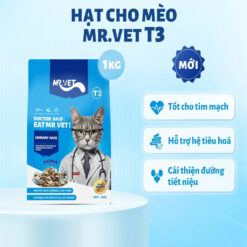 Thức Ăn Hạt MRVET T3 Cho Mèo gói 1kg