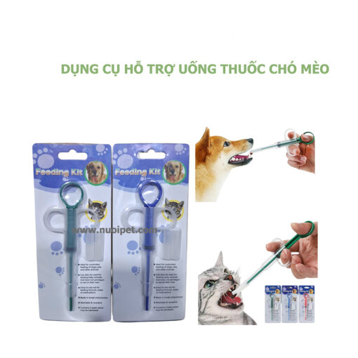 Bộ dụng cụ hỗ trợ cho chó mèo uống thuốc Feeding Kit - Hình ảnh 2