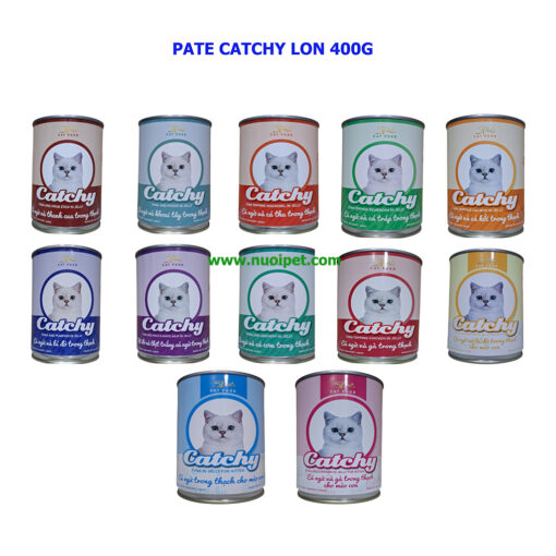 Pate Mèo Catchy Nhiều Vị Lon 400g