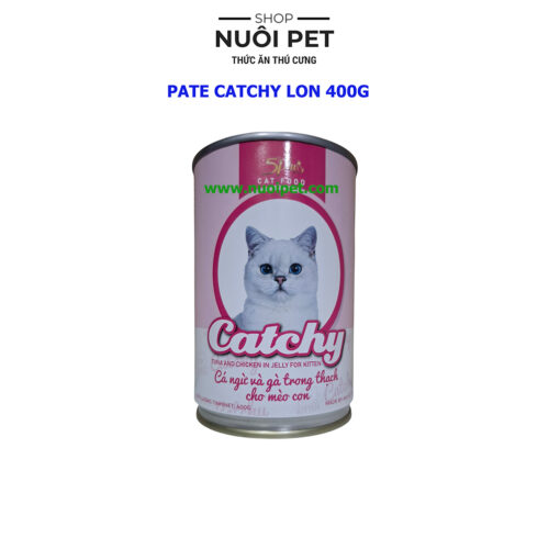 Pate Mèo Catchy Nhiều Vị Lon 400g