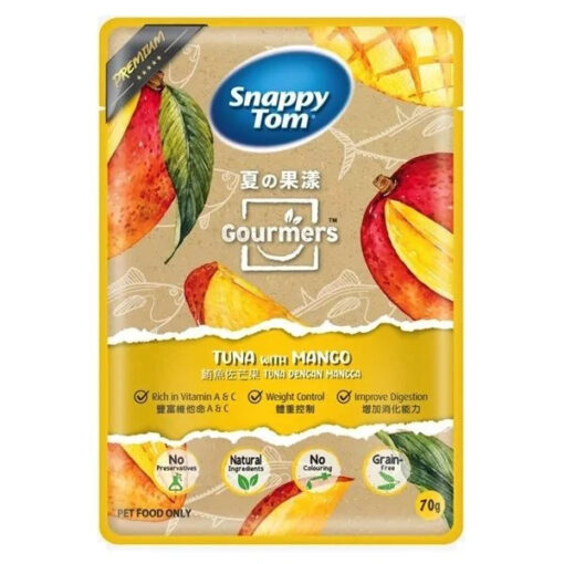 Pate Mèo Snappy Tom Cá Ngừ Mix Trái Cây 70g - Hình ảnh 4