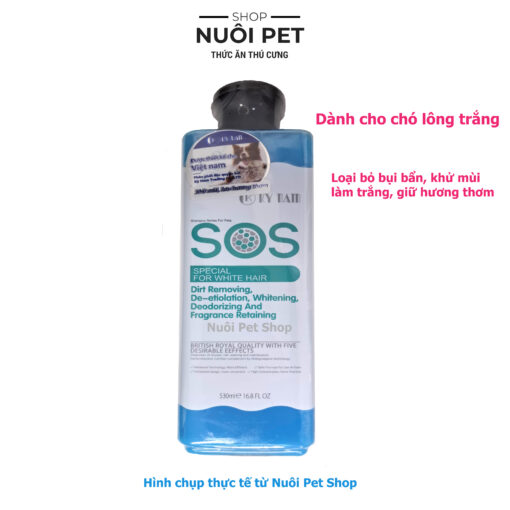 Sữa tắm chó mèo SOS 530ml