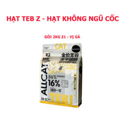 Hạt Teb Z không độn ngũ cốc - hạt mix gà sấy cho mèo mọi tuổi