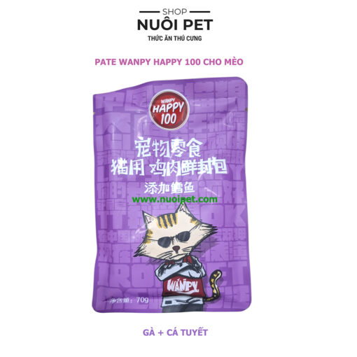 Pate Mèo Wanpy Happy 100 70g