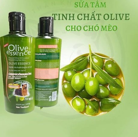 Sữa tắm Olive Essence 450ml Cho chó mèo từ thiên nhiên