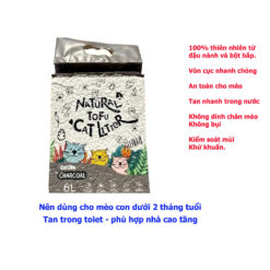 Cát Vệ Sinh Hữu Cơ Cát Đậu Nành Cho Mèo Natural Tofu Cat Litter Cats Me 6L