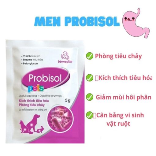 Men Tiêu Hóa Cho Chó Mèo Probisol Pets 5g