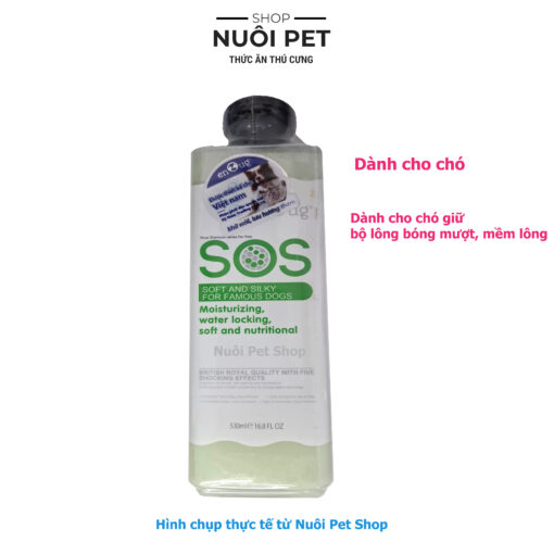 Sữa tắm chó mèo SOS 530ml - Hình ảnh 2