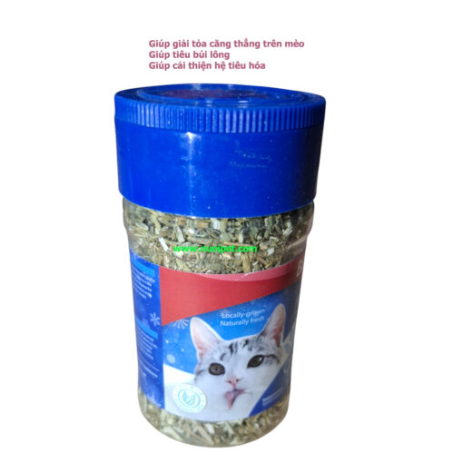 Cỏ bạc hà khô cho mèo Catnip Bioline ống 30g - Hình ảnh 3
