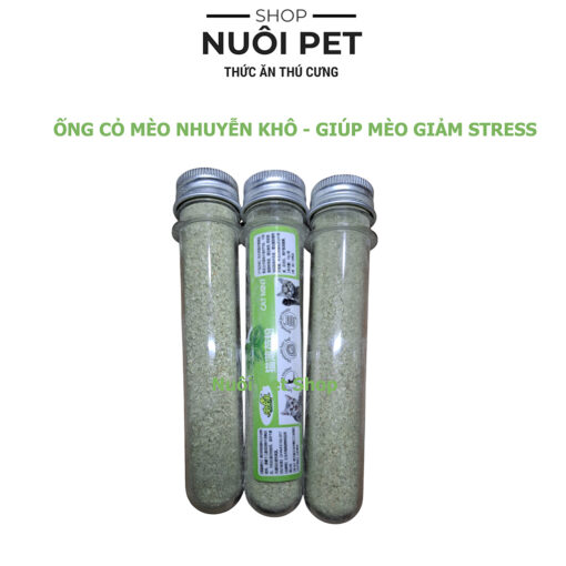 Cỏ mèo bạc hà khô Catnip giúp mèo giảm stress tiêu búi lông - Hình ảnh 5