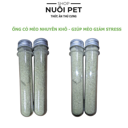 Cỏ mèo bạc hà khô Catnip giúp mèo giảm stress tiêu búi lông - Hình ảnh 2