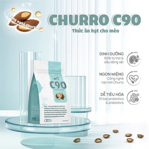 Hạt cho mèo PetQ Churro C90 & C90K - Ảnh 6