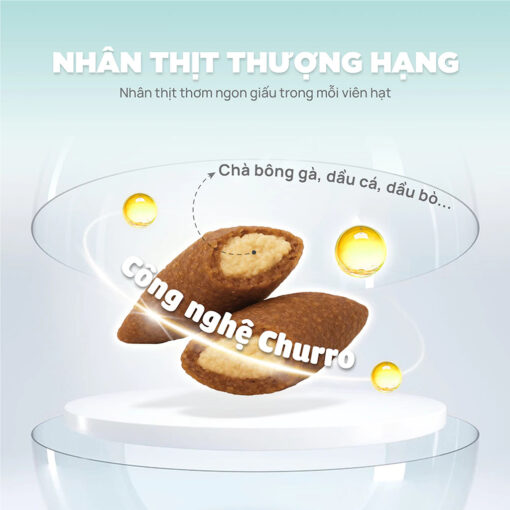 Hạt cho mèo PetQ Churro C90 & C90K - Ảnh 2
