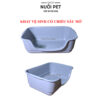 Khay vệ sinh cho mèo có chiều sâu liên tục 43x32x17 tặng xẻng