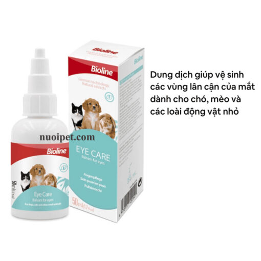 Dung dịch nhỏ vệ sinh mắt Eye Care Bioline 50ml