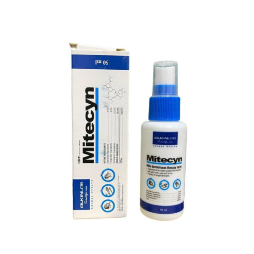 Alkin Mitecyn - Trị ghe nấm viêm da cho chó mèo 50ml