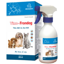 Xịt trị ve rận, bọ chét Vime - Frondog 250ml cho chó mèo