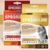 Tuýp nhỏ gáy Spreadline diệt ve rận, điều trị giun cho mèo
